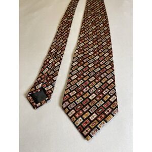 STEFANO RICCI Luxury Silk Tie Made In Italy W:3.75'' EXCELLENT CONDITION